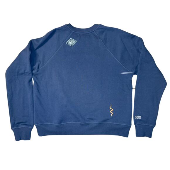 Spiritual Gangster Mystical Forever Crewneck Sweatshirt Medium Navy Blue - Picture 2 of 5